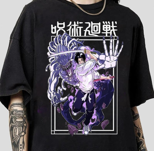 Anime Okkotsu Yuta and Rika Shirt, Graphic Anime Tee,Gift For Him,Her Menswear Top Underwear Tshirt