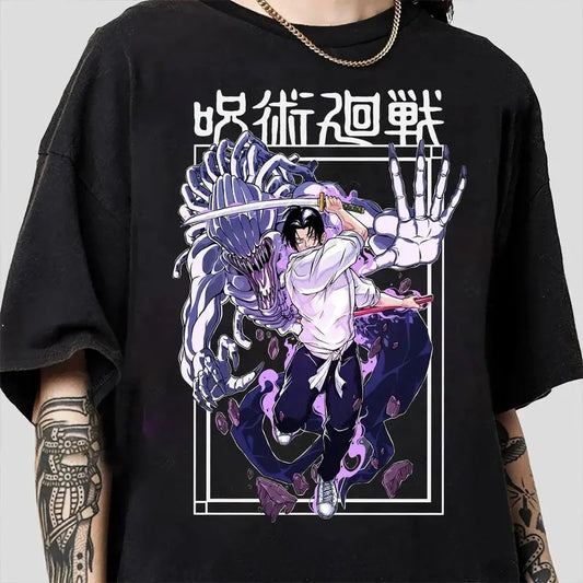 Anime Okkotsu Yuta and Rika Shirt, Graphic Anime Tee,Gift For Himg Menswear Top