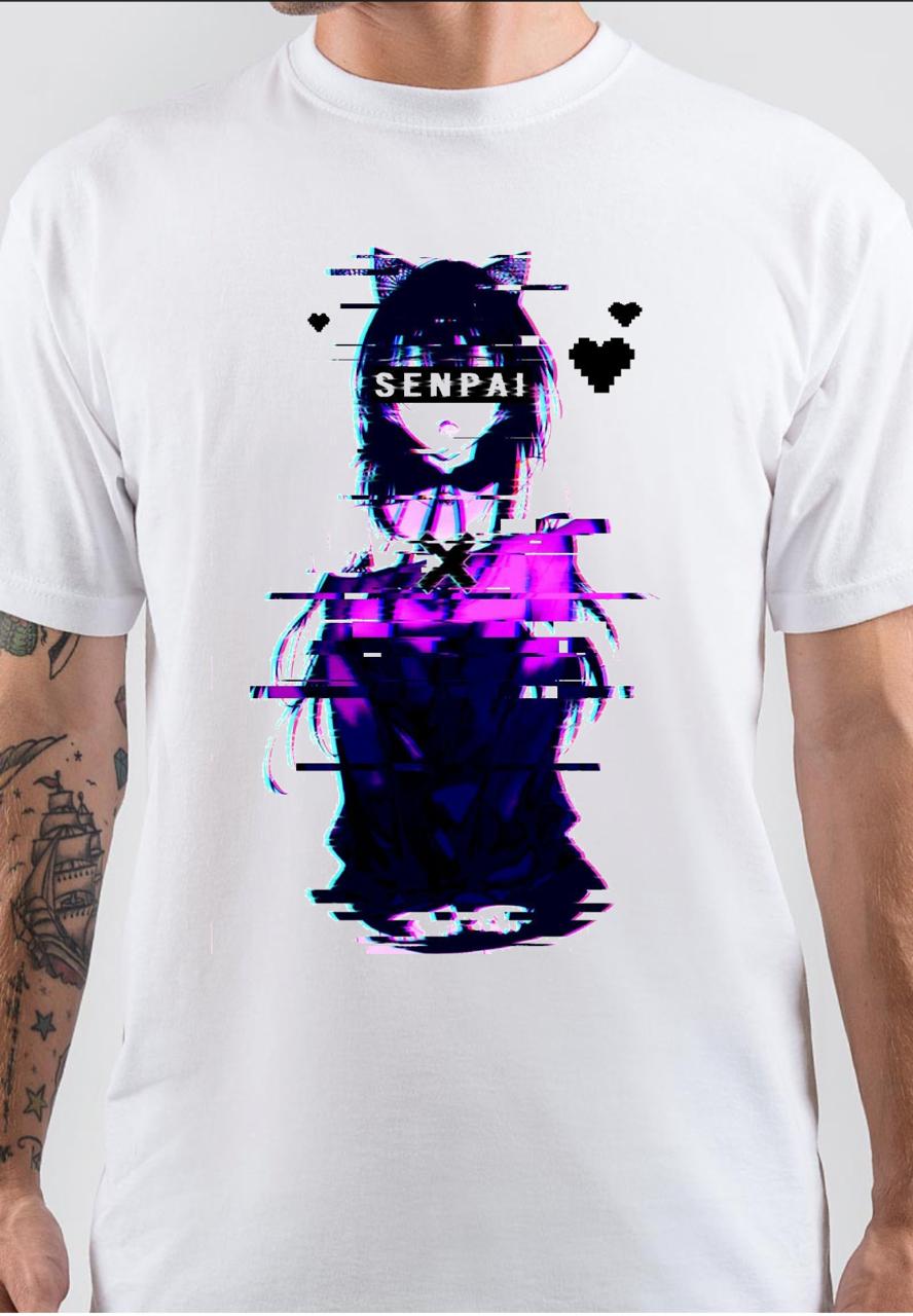 Anime Senpai T-Shirt Hoodie, Sweatshirt | CoreVibeTees.com