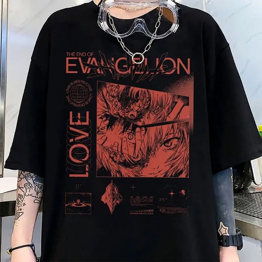Anime Shirt, Shinji Shirt, Japanese Sweatshirt, Neon Genesis Shirt Unisex Full Size Cotton Top
