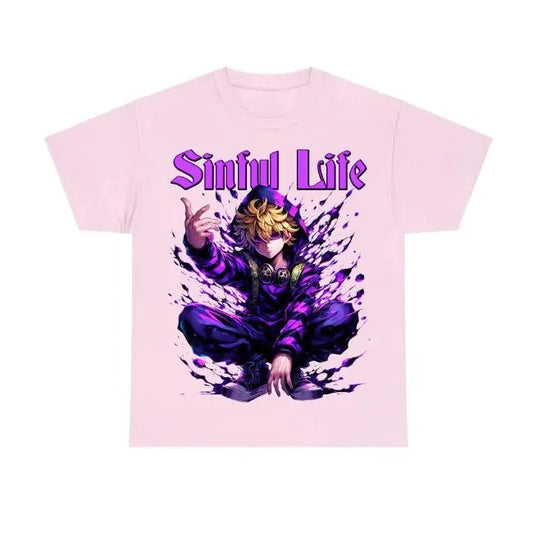 Anime shirt showcasing Meliodas and The Seven Deadly Sins, available in sweatshirt and hoodie Sweatshirt, Hoodie, Comfort Colors