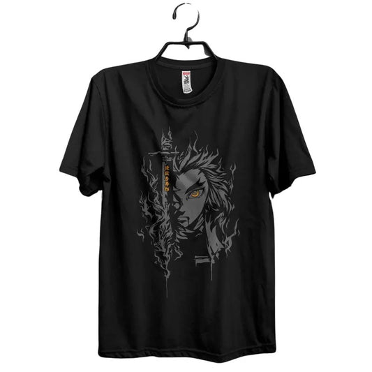 Anime shirts, anime gifts, shirt,Rengoku, unisex, set your heart ablaze rengoku t-shirt, gift, gift her, gift men, gift boy gift Menswear Top