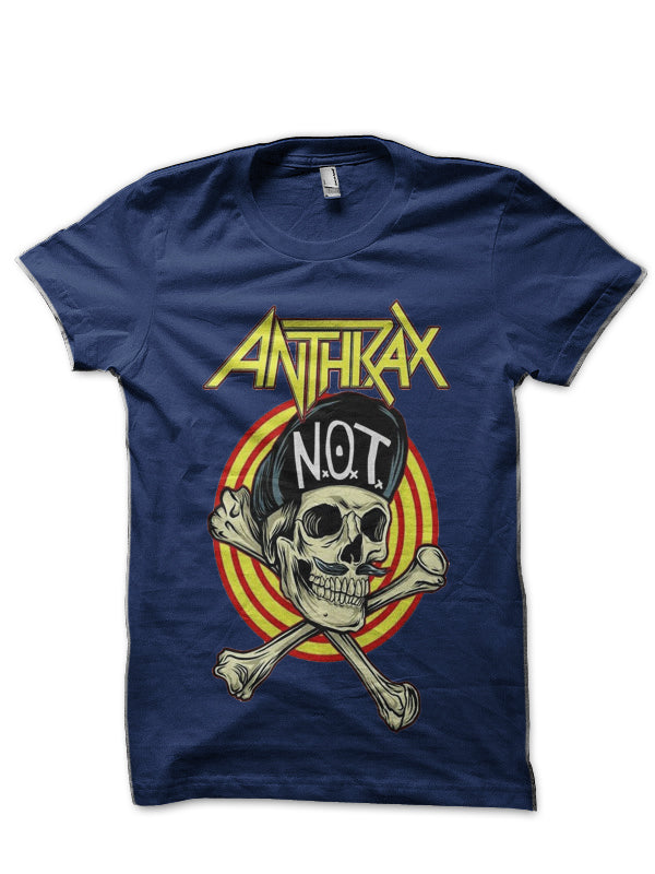 Anthrax Navy Blue T-Shirt Style001 Hoodie, Sweatshirt | CoreVibeTees.com