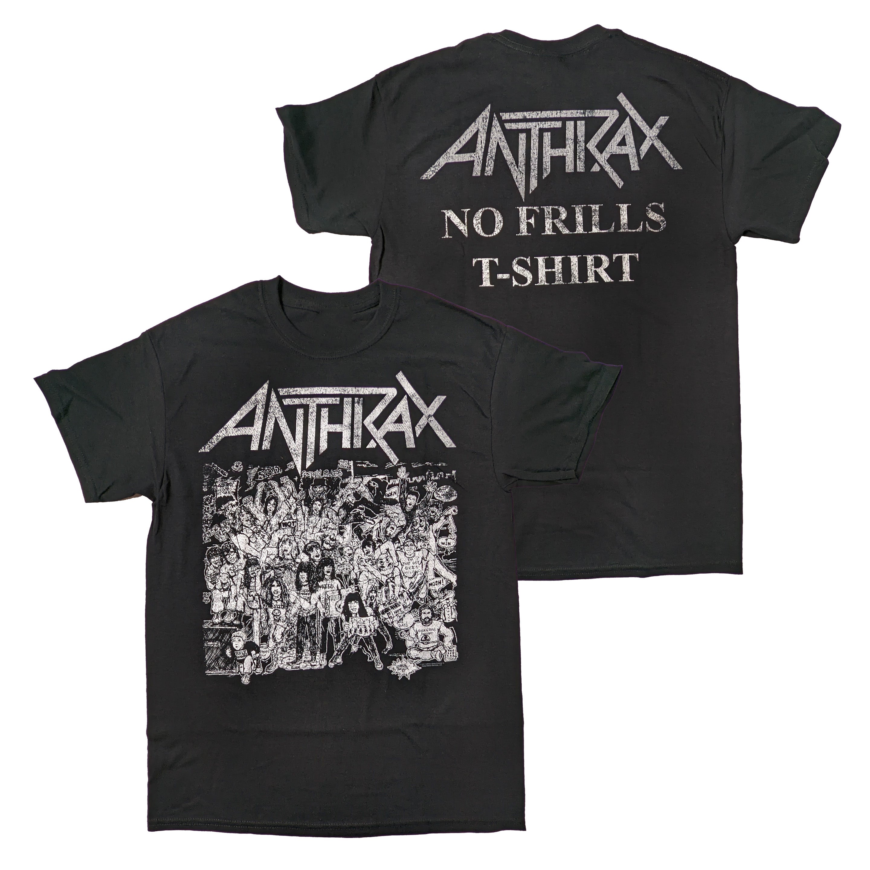 Anthrax - No Frills t-shirt Hoodie, Sweatshirt | CoreVibeTees.com (Image 1)