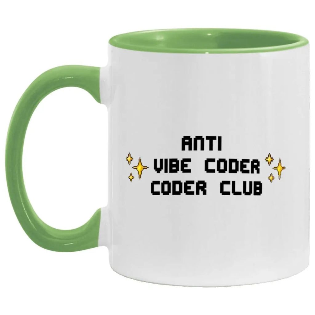 Anti Vibe Coder Coder Club Mug