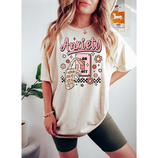 Anxiety On Shirt Funny Shirt Mental Health Awareness Shirt Cute Psychology Student Gift Anxiety Shirt Gift For Anxious Gift For Friend TK43GN