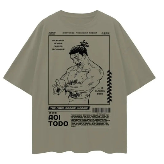 Aoi Todo Streetwear T-Shirt Front, Unisex T-shirt, Graphic tee Menswear Top