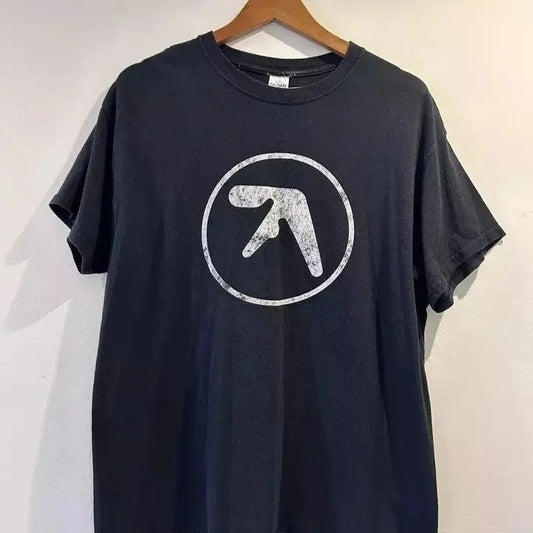 Aphex Twin Band Cotton Short Sleeve Unisex T shirt For Men Women Menswear T-Shirt Menswear T-Shirt Top Print