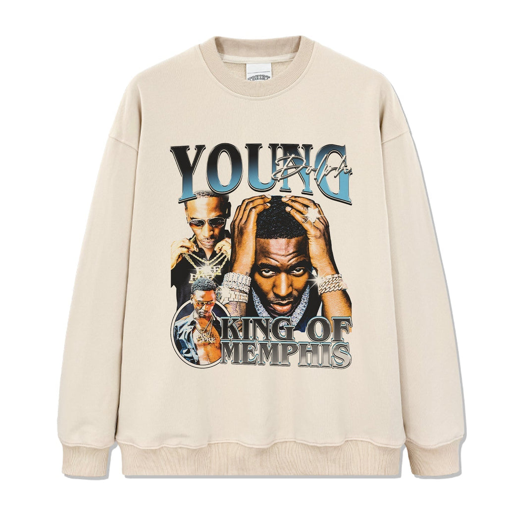 King Of Memphis By Young Dolph Sweatshirt T-Shirts, Hoodie | CoreVibeTees.com (Image 4)