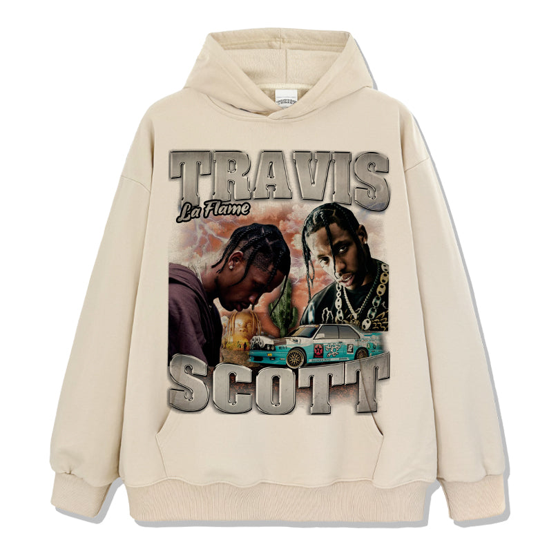 La Flame By Travis Scott Hoodie T-Shirts, Sweatshirt | CoreVibeTees.com (Image 4)