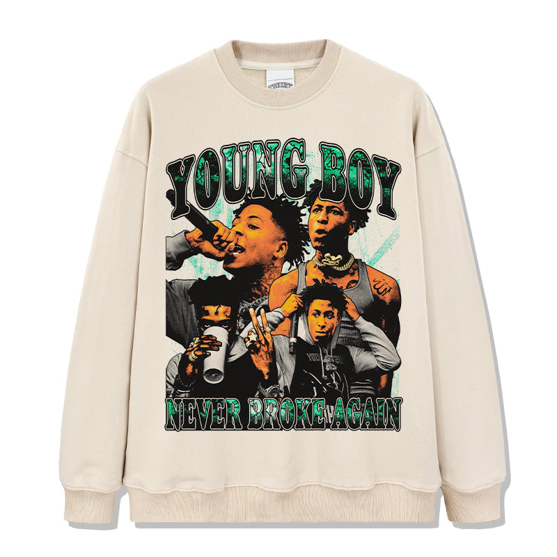 Never Broke Again By YoungBoy Sweatshirt T-Shirts, Hoodie | CoreVibeTees.com (Image 4)