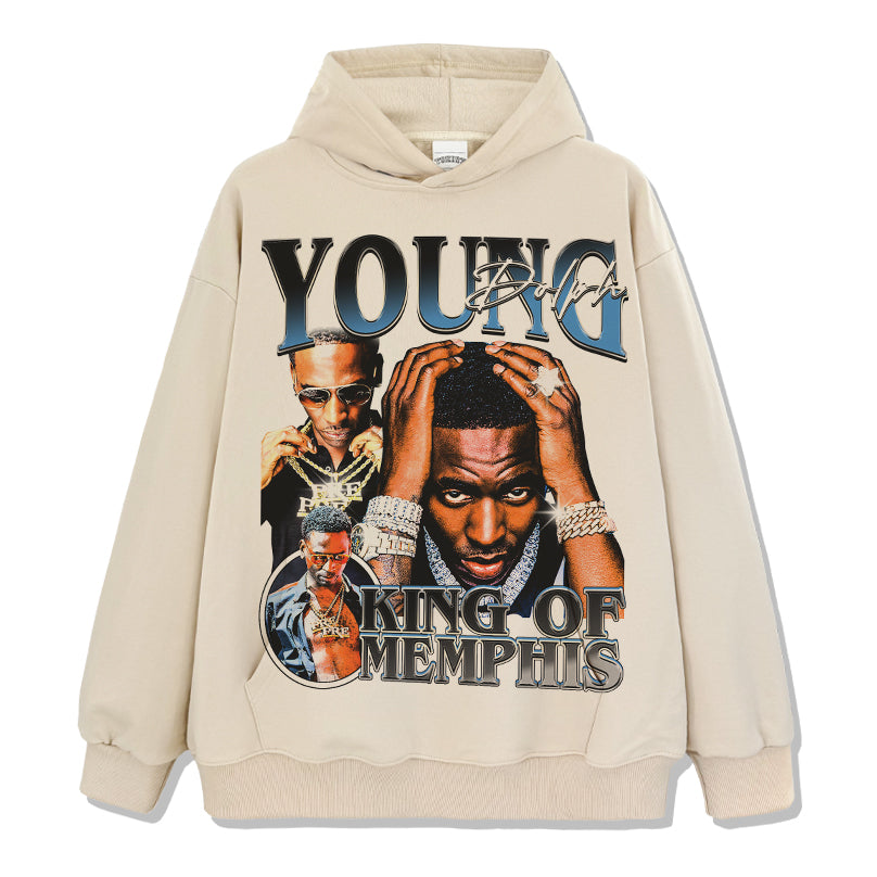 King Of Memphis By Young Dolph Hoodie Style001 T-Shirts, Sweatshirt | CoreVibeTees.com (Image 4)