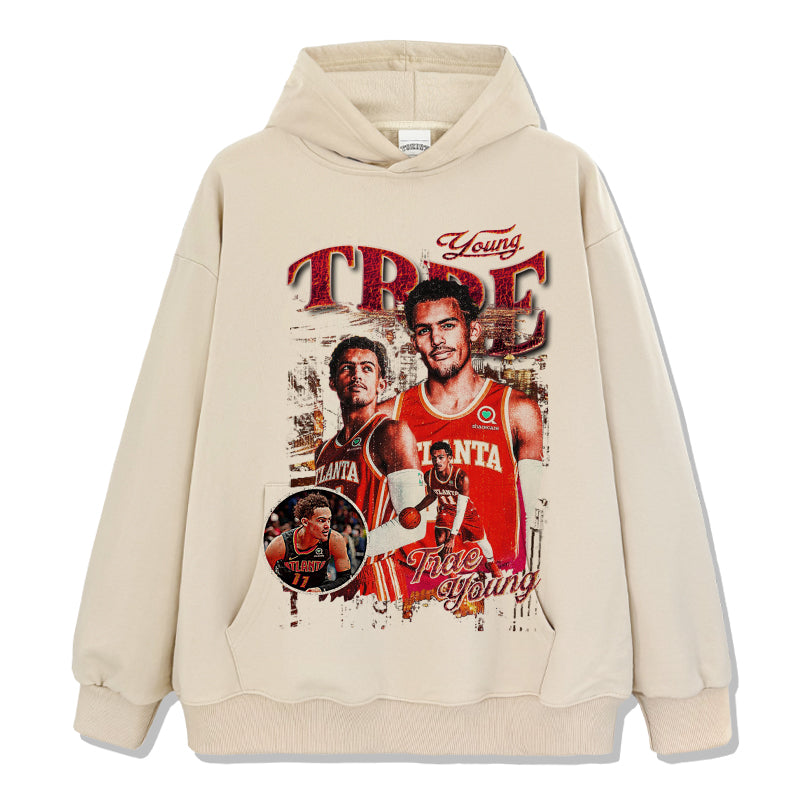 Trae Young HOODIE NBA Style001 T-Shirts, Sweatshirt | CoreVibeTees.com (Image 4)