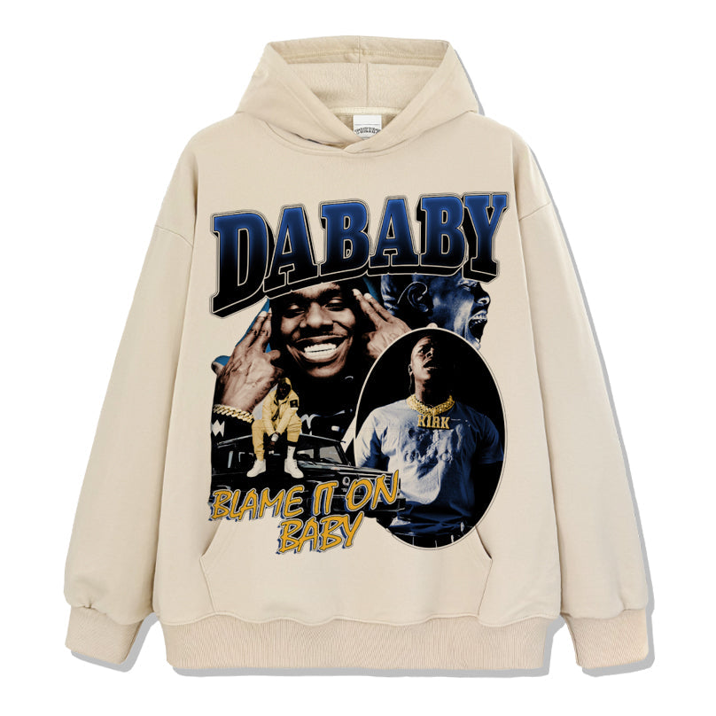Blame It On Baby By DaBaby Hoodie T-Shirts, Sweatshirt | CoreVibeTees.com (Image 4)