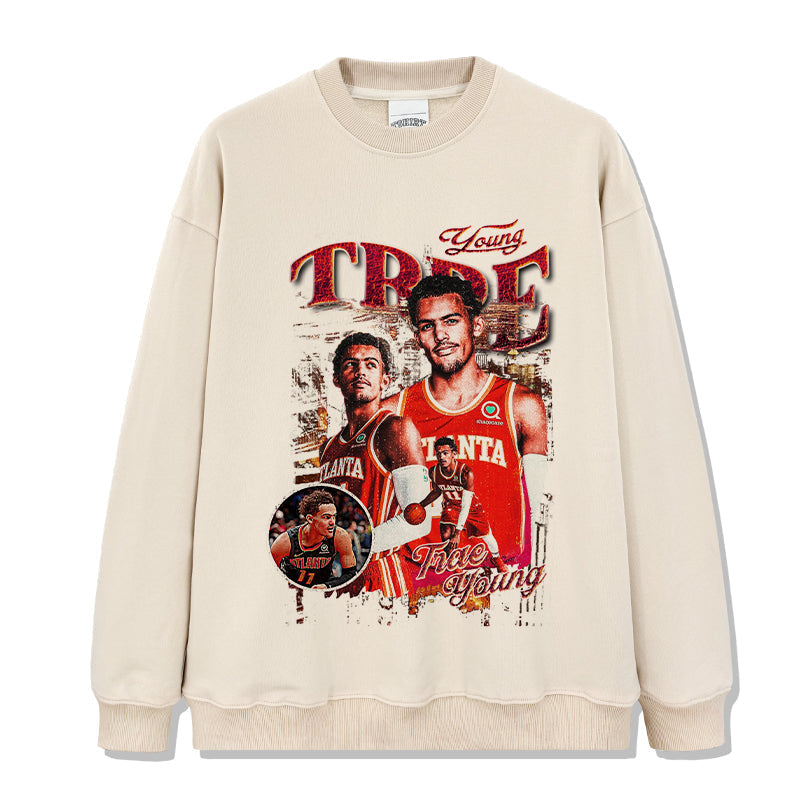Trae Young Sweatshirt NBA Style001 T-Shirts, Hoodie | CoreVibeTees.com (Image 4)