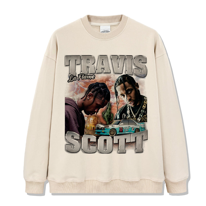 La Flame By Travis Scott Sweatshirt T-Shirts, Hoodie | CoreVibeTees.com (Image 4)