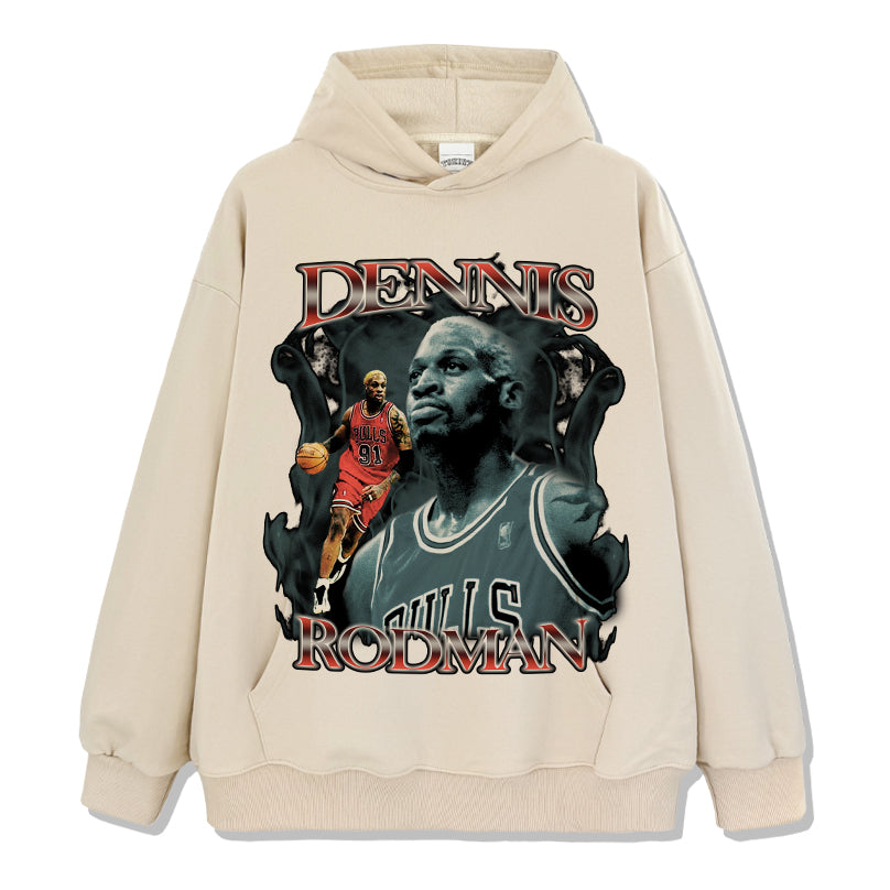 Dennis Rodman HOODIE NBA T-Shirts, Sweatshirt | CoreVibeTees.com (Image 4)