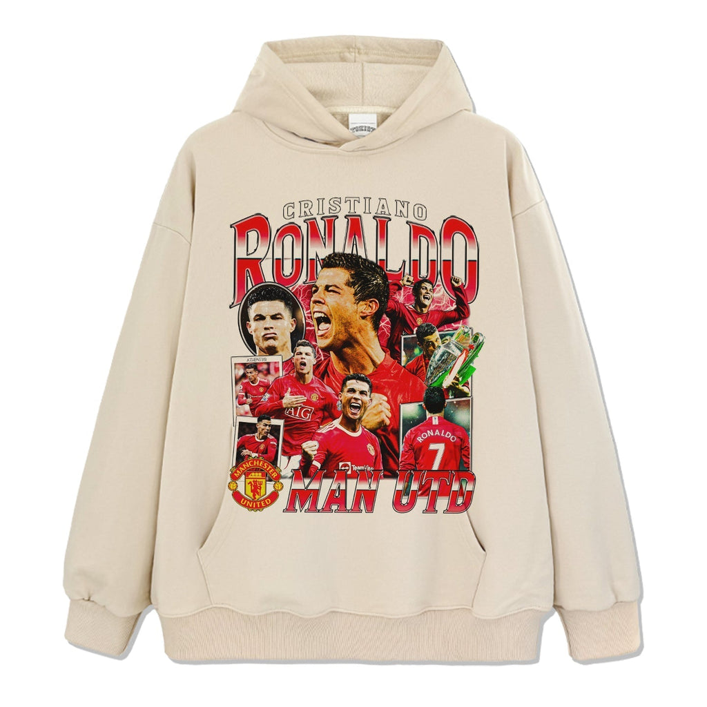Cristiano Ronaldo Manchester United Hoodie T-Shirts, Sweatshirt | CoreVibeTees.com (Image 4)