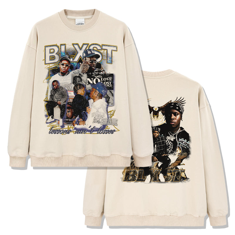 Lessons Ain't Losses By Blxst Sweatshirt T-Shirts, Hoodie | CoreVibeTees.com (Image 3)