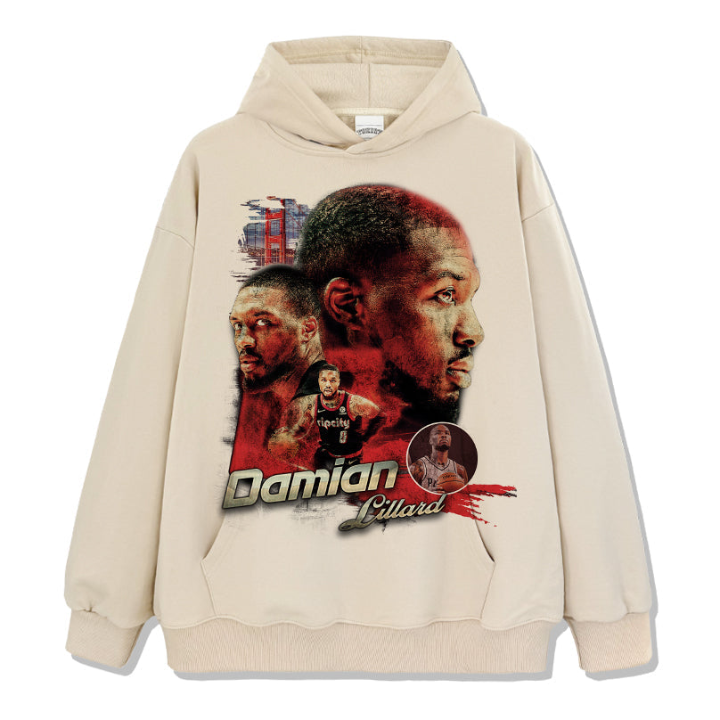 Damian Cillard HOODIE NBA T-Shirts, Sweatshirt | CoreVibeTees.com (Image 4)