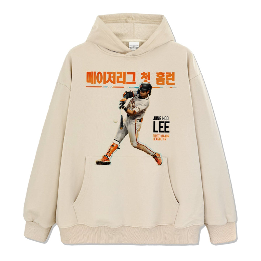 Jung Hoo Lee "Hit His First Major League Hr"Hoodie T-Shirts, Sweatshirt | CoreVibeTees.com (Image 2)