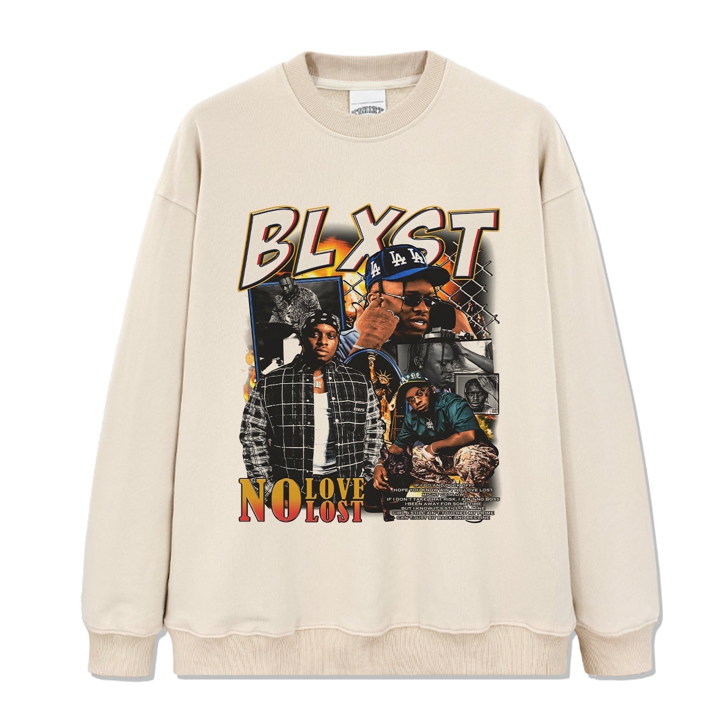 NO LOVE LOST By BLXST Sweatshirt T-Shirts, Hoodie | CoreVibeTees.com (Image 4)