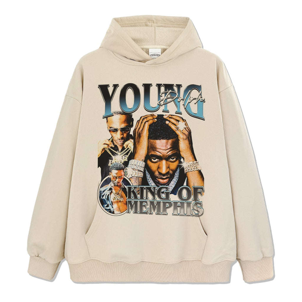 King Of Memphis By Young Dolph Hoodie T-Shirts, Sweatshirt | CoreVibeTees.com (Image 4)