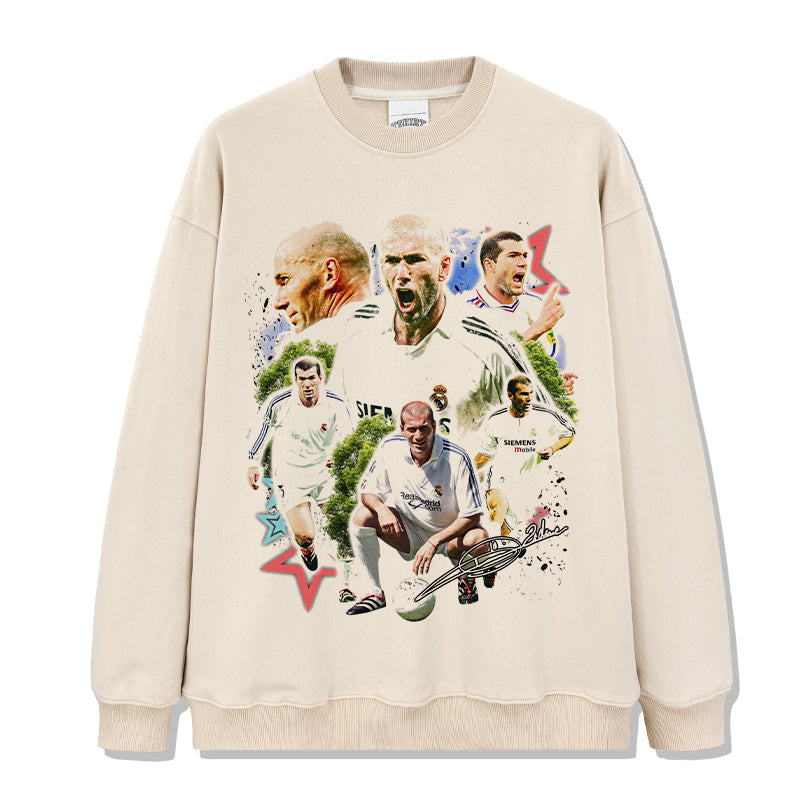 Zinedine Zidane "Signature"Sweatshirt Style001 T-Shirts, Hoodie | CoreVibeTees.com (Image 4)