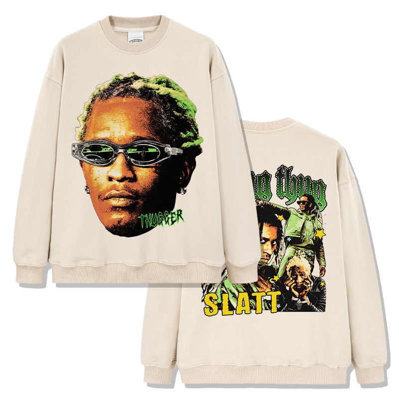Slatty by Young Thug Sweatshirt T-Shirts, Hoodie | CoreVibeTees.com (Image 3)