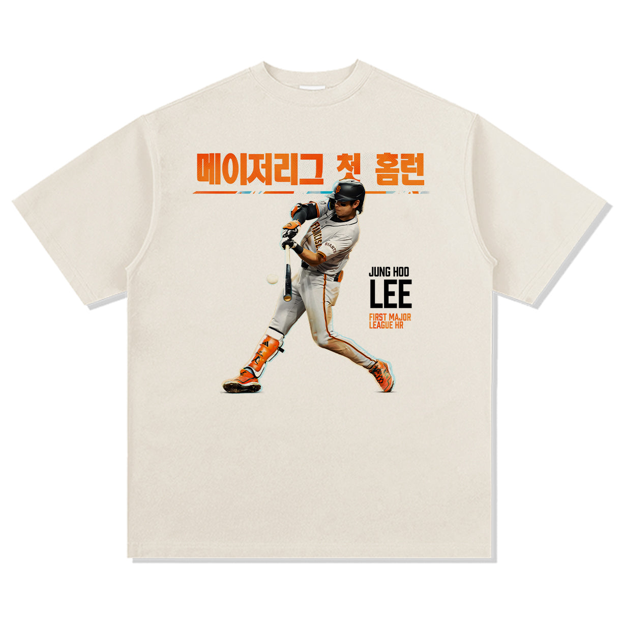 Jung Hoo Lee "Hit His First Major League Hr"TEE Hoodie, Sweatshirt | CoreVibeTees.com (Image 2)