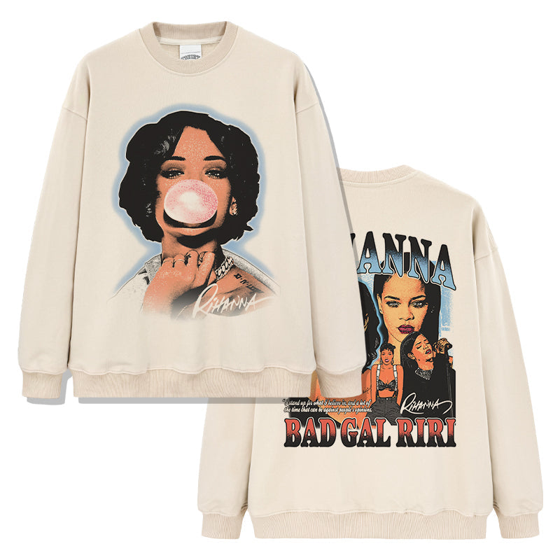 Bad Gal Riri by Rihanna signature Sweatshirt T-Shirts, Hoodie | CoreVibeTees.com (Image 3)
