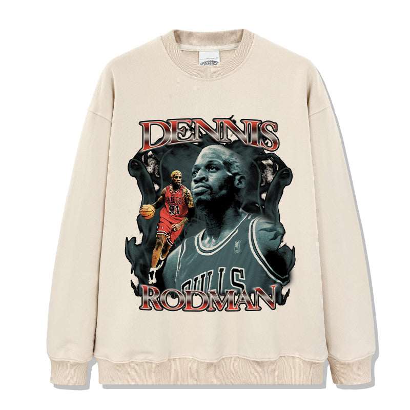 Dennis Rodman Sweatshirt NBA T-Shirts, Hoodie | CoreVibeTees.com (Image 4)