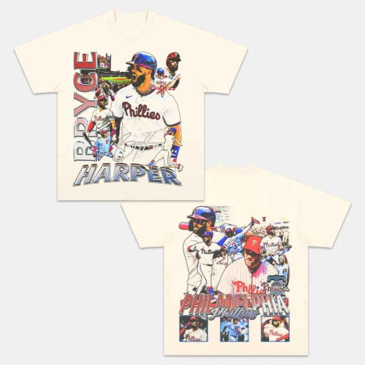 Bryce Harper Back Design TEE Hoodie, Sweatshirt | CoreVibeTees.com (Image 2)