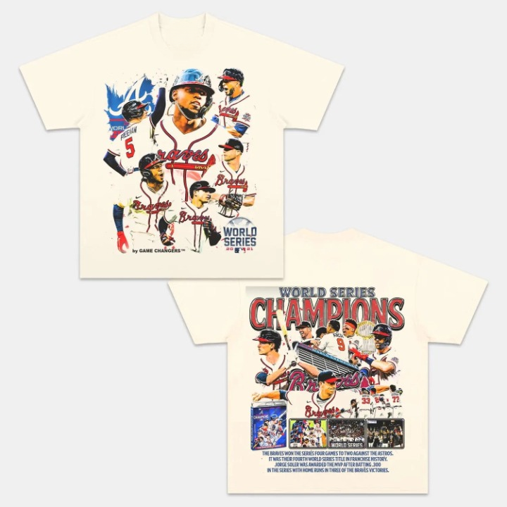 World Series champs Braves Back Design TEE Hoodie, Sweatshirt | CoreVibeTees.com (Image 2)