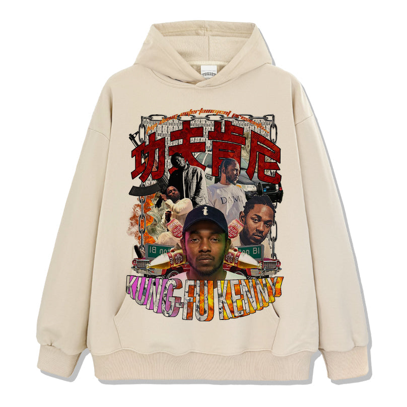 Kungfu Kenny By Kendrick Lamar Hoodie T-Shirts, Sweatshirt | CoreVibeTees.com (Image 4)