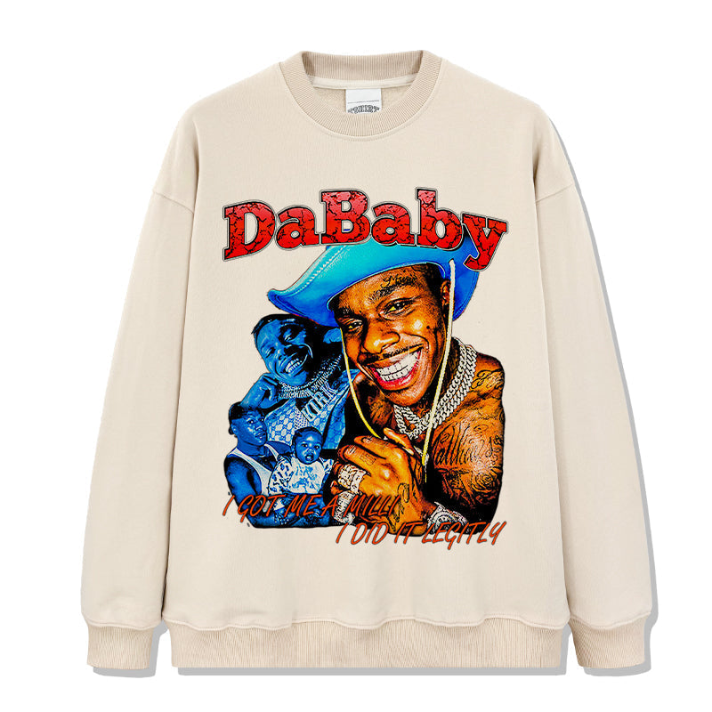 I Got A Milli I Did It Legitly By DaBaby Sweatshirt T-Shirts, Hoodie | CoreVibeTees.com (Image 4)
