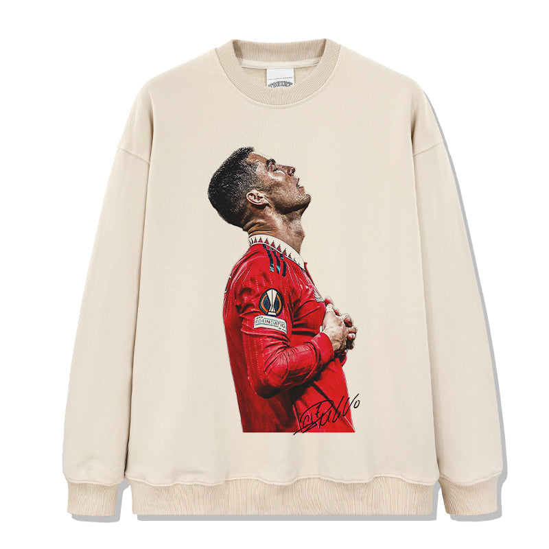 Cristiano Ronaldo "Signature"Sweatshirt T-Shirts, Hoodie | CoreVibeTees.com (Image 4)