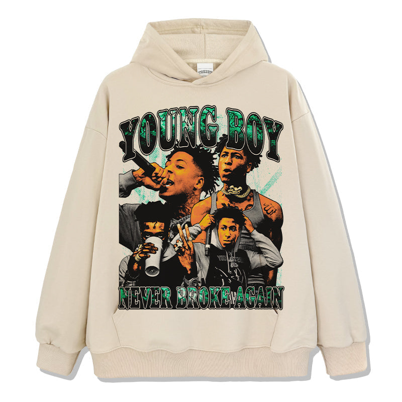 Never Broke Again By YoungBoy Hoodie T-Shirts, Sweatshirt | CoreVibeTees.com (Image 4)