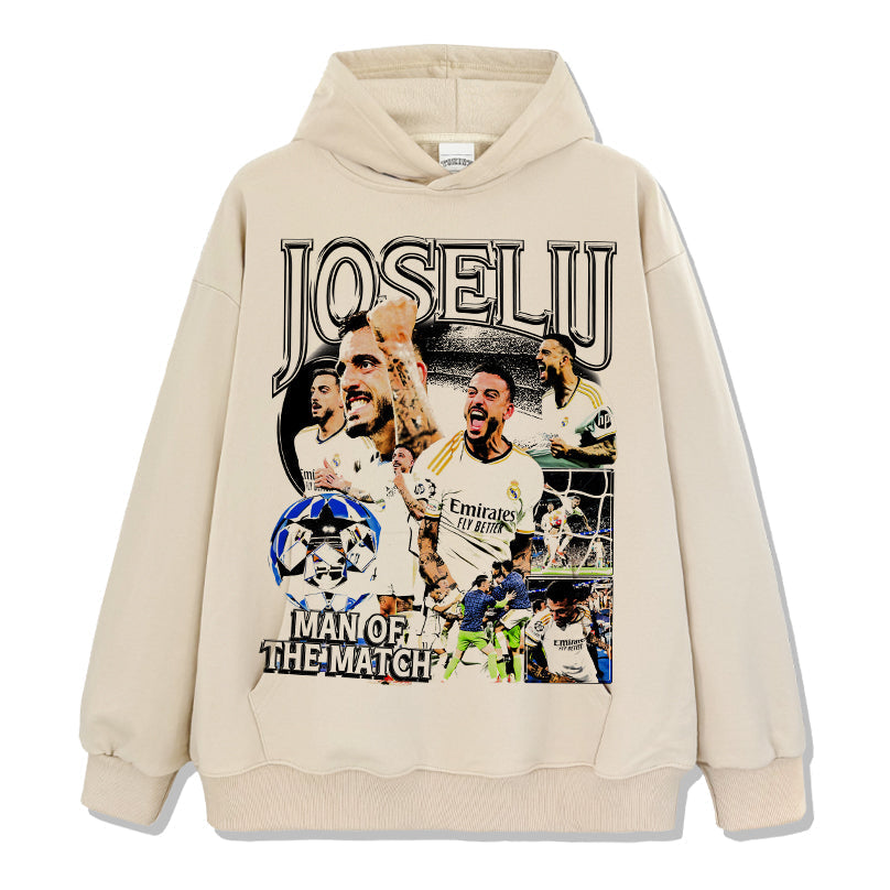 Joselu "Man Of The Match"Hoodie T-Shirts, Sweatshirt | CoreVibeTees.com (Image 4)