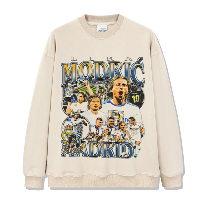 Luka ModriÄ‡ "Real Madrid"Sweatshirt T-Shirts, Hoodie | CoreVibeTees.com (Image 4)