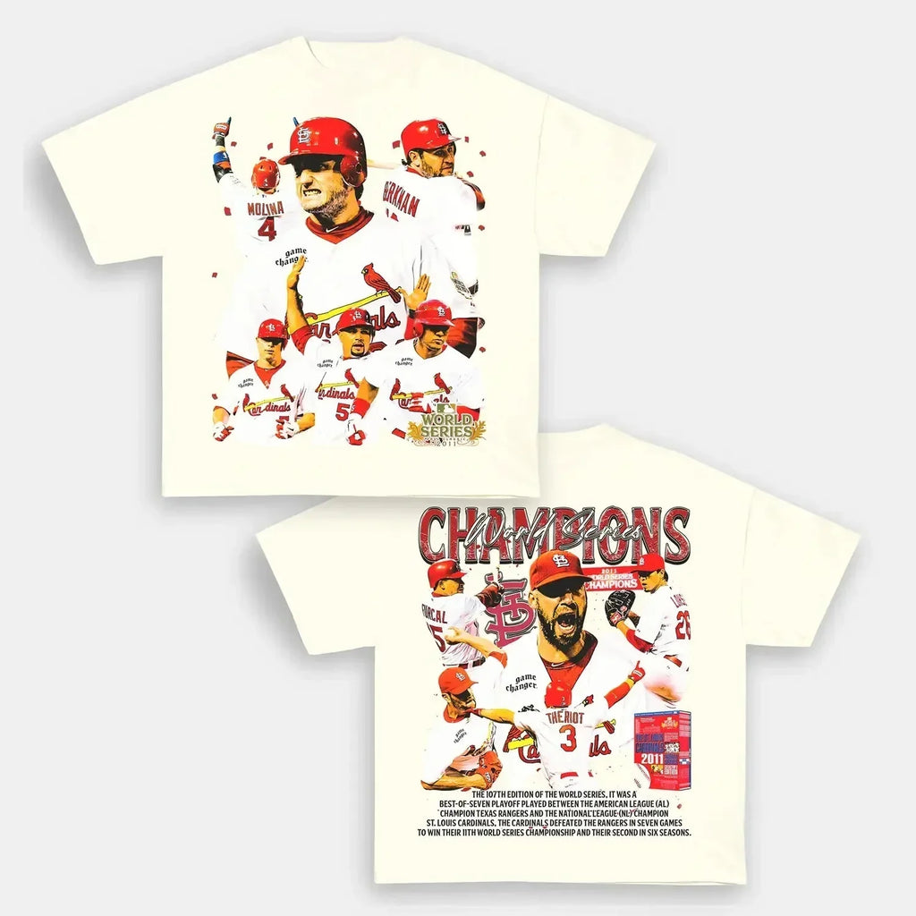 World Series champs Cardinals Back Design TEE Hoodie, Sweatshirt | CoreVibeTees.com (Image 3)