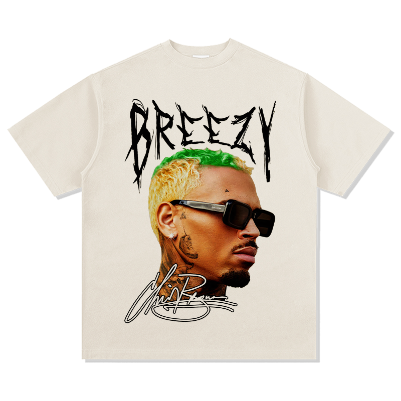 Breezy Chris Brown Signature TEE Hoodie, Sweatshirt | CoreVibeTees.com (Image 5)