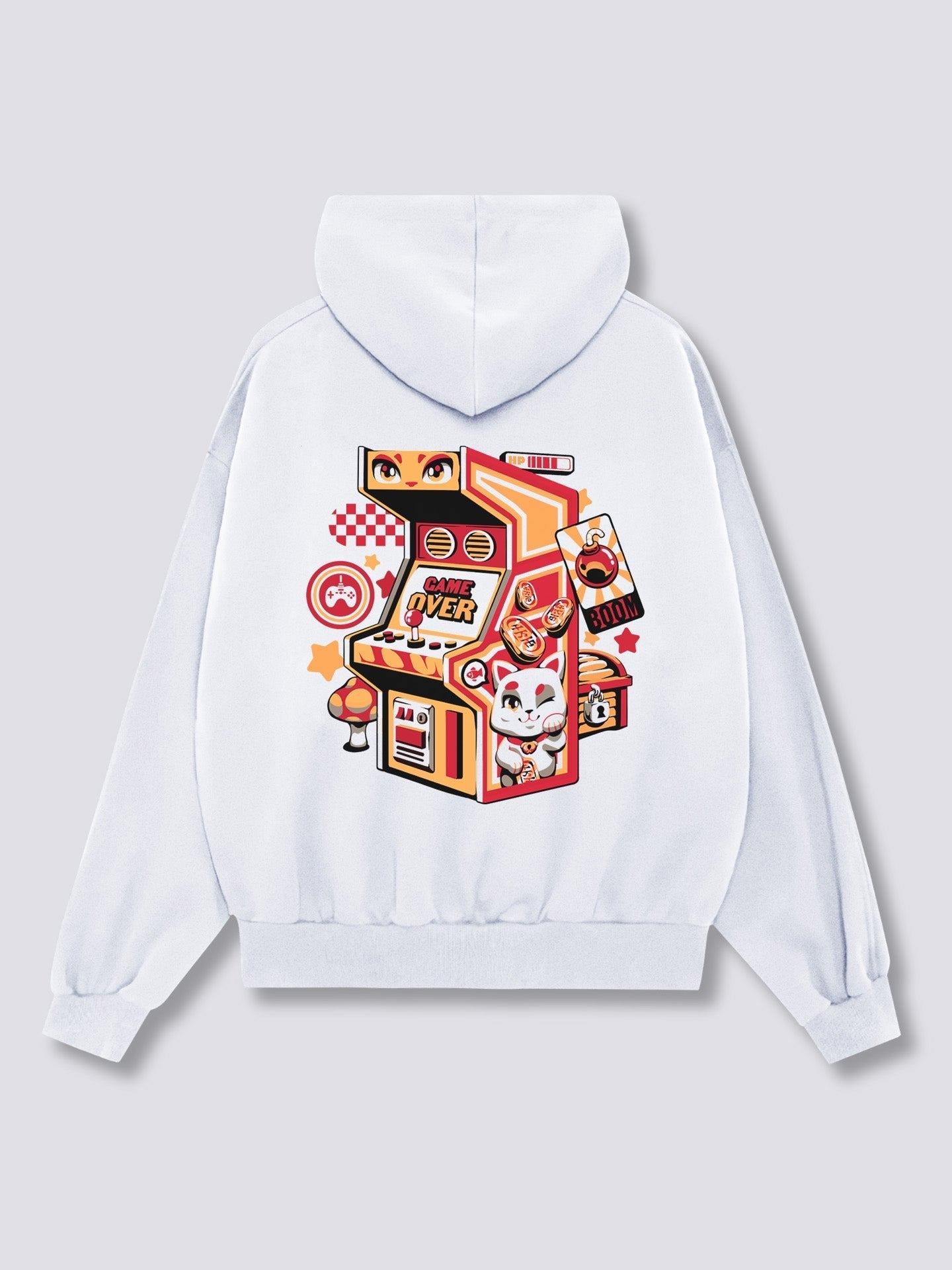 Arcade Neko Hoodie T-Shirts, Sweatshirt | CoreVibeTees.com (Image 3)