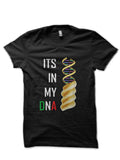 Its In My DNA T Shirt Funny Italy Flag Pasta Cooking Black T-Shirt Hoodie, Sweatshirt | CoreVibeTees.com