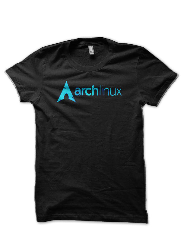 Arch Linux Black T-Shirt Hoodie, Sweatshirt | CoreVibeTees.com