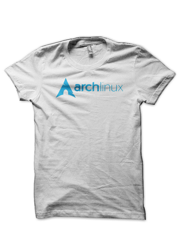 Arch Linux White T-Shirt Hoodie, Sweatshirt | CoreVibeTees.com