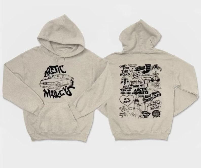 Arctjc Music Hoodie, Arctic Monkiys Merch, Vintage Hoodie, Arctic Monkiys 2023 N0rth America Tour T-Shirt, Arctic Monkiys Sweatshirt, Sweatshirt, Hoodie
