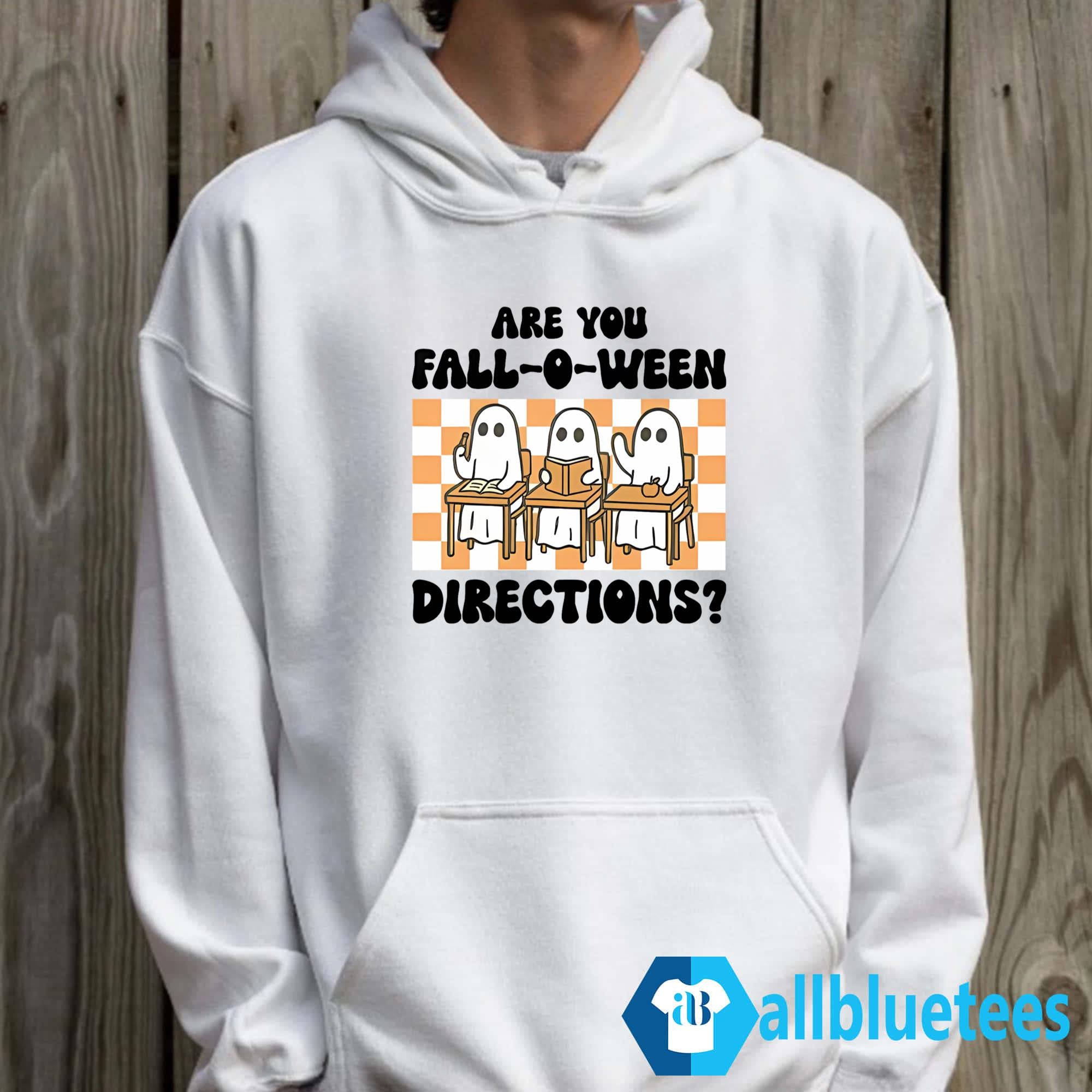 Are You Fall-O-Ween Directions Ghost Teacher Shirt
