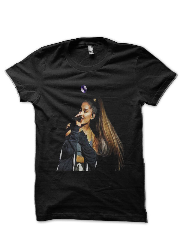 Ariana Grande Black T-Shirt Style002 Hoodie, Sweatshirt | CoreVibeTees.com