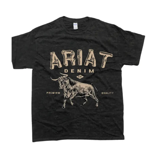 Ariattt Denim Cowboy T-shirt Unisex Tshirt For Men For Women Tee Sweatshirt Hoodie Ariat Flag